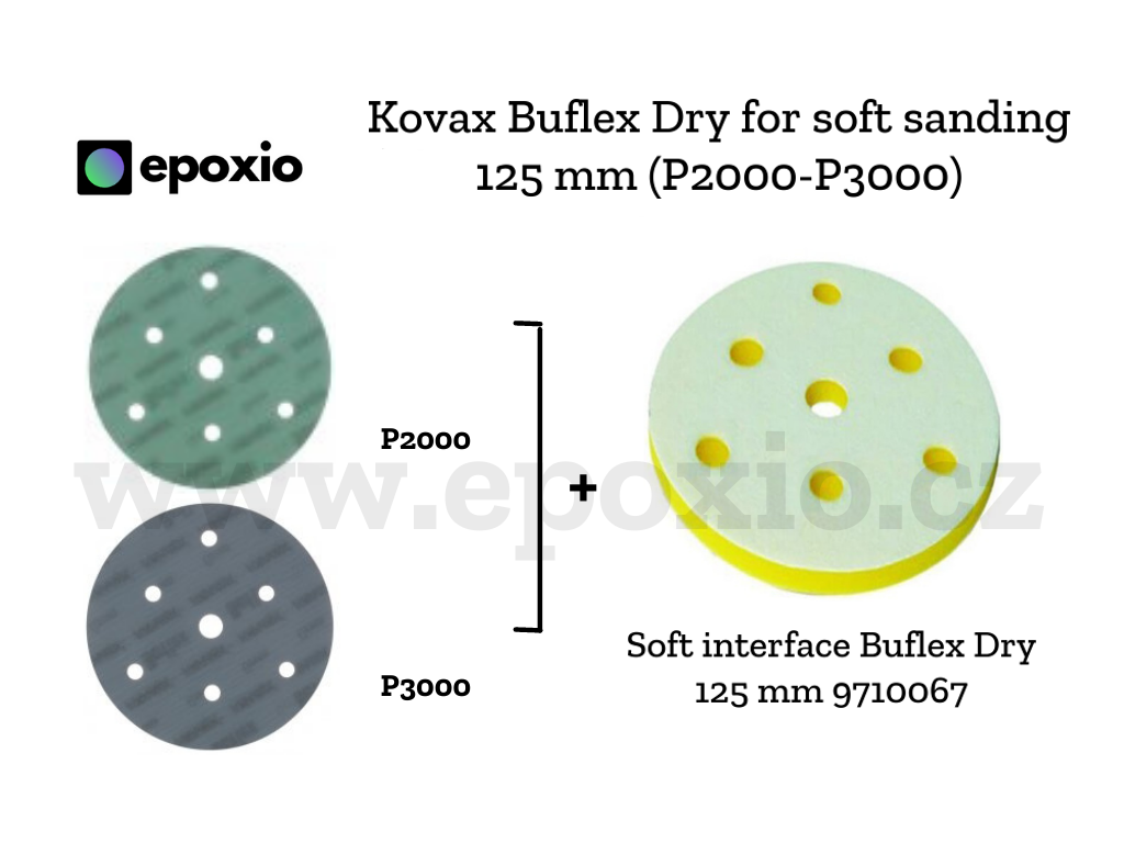 Kovax Buflex Dry sanding 125 mm